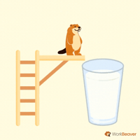 Milk Swimming GIF by WorkBeaver