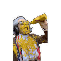 Mustard Condiment Sticker