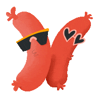 Party Kiss Sticker by Smukfest