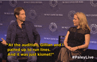 gillian anderson reunion GIF by The Paley Center for Media