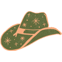 Hat Cowboy Sticker by Welyo