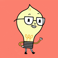 Lightbulb Hello GIF by City Island Cartoon