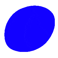 moving royal blue Sticker by Molly Jacques