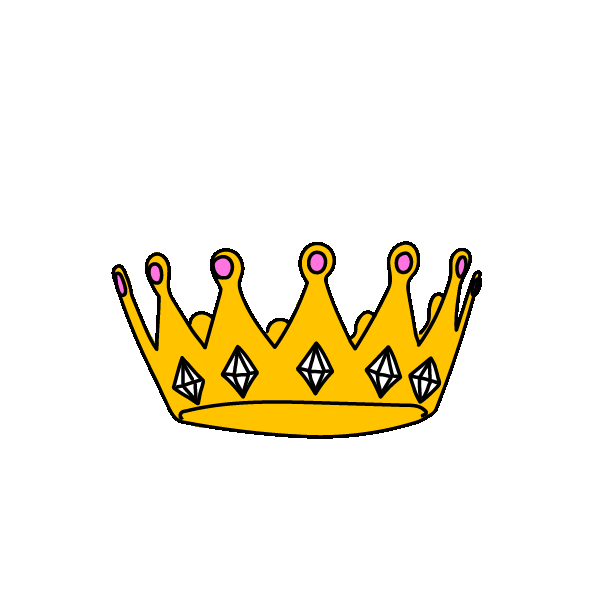 qvcdeutschland queen crown king princess Sticker