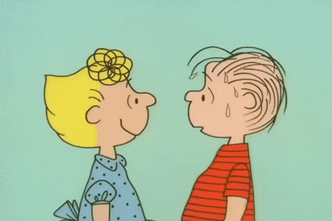 Nervous Linus Van Pelt GIF by Peanuts