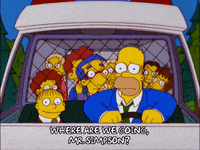 driving homer simpson GIF