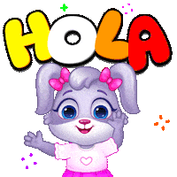 Spanish Hello Sticker by Lucas and Friends by RV AppStudios