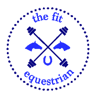 thefitequestrian fitness workout horse fit Sticker
