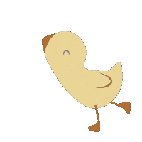Duck Chick Sticker by Little Dutch