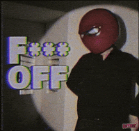 Fck You Go Away GIF by Bloobsy