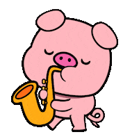 Party Pig Sticker