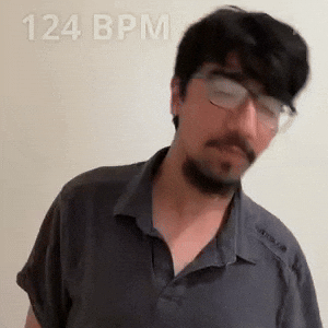 124 bpm