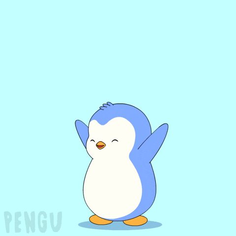 Excited Jump GIF by Pudgy Penguins