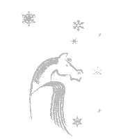 Let It Snow Christmas Sticker by HorseplayApparel