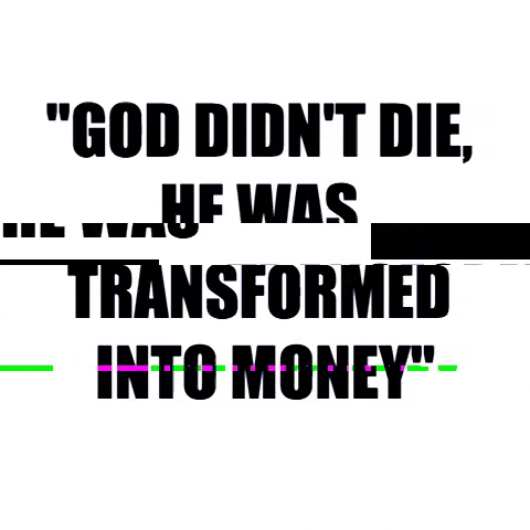 Giorgio Agamben Money GIF by THEOTHERCOLORS