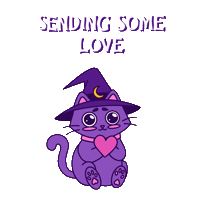 I Love You Kiss Sticker by Spooks The Cat