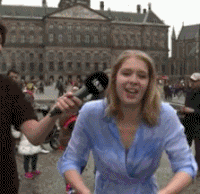 water interview GIF