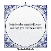 Winter Humor Sticker by Tegelspreuken.nl