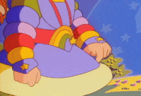 glow rainbow brite GIF