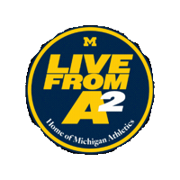 Go Blue University Of Michigan Sticker by Michigan Athletics