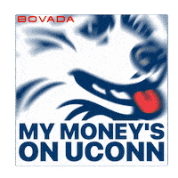 Bleed Blue Uconn Huskies Sticker by Bovada