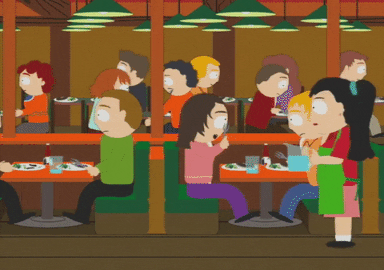 restaurant orders GIF by South Park 