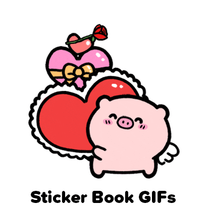 I Love You Valentines Sticker by Sticker Book iOS GIFs
