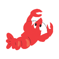 Lobster Sticker by Teaspoon studio