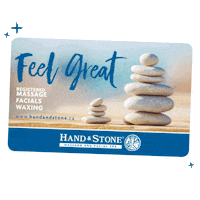HandandStoneCanada spa massage giftcard feelgreat Sticker