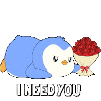 I Love You Sticker by Pudgy Penguins