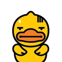 bduckofficial cute no scared emoji Sticker