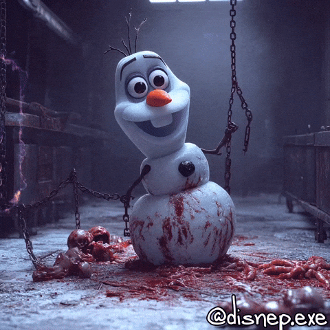 Meat Snowman GIF