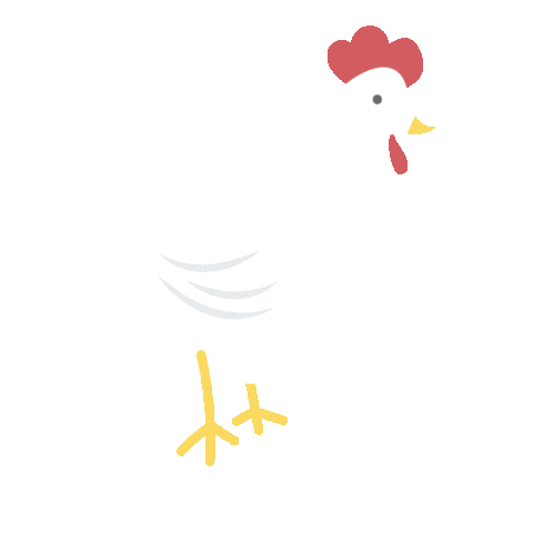 Chicken Sticker by FNBO