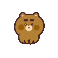 Sorry Bear Sticker by やべーべや