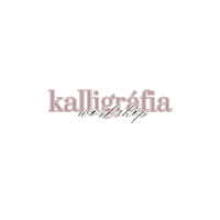Kalligráfia Sticker