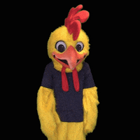 Pluckers no nope nah wings GIF