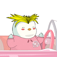 Margot Robbie Goodbye Sticker by Pudgy Penguins