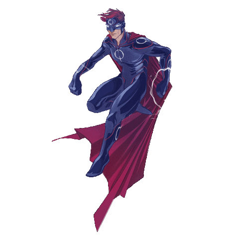 FactsConvention giphyupload man power hero Sticker