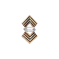 Gold Piercing Sticker by kismetbymilka