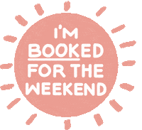 Weekend Books Sticker by Orange County Library System