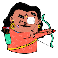 indian love Sticker