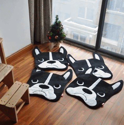 iLoveMyPet giphygifmaker dog decor dog home decor dog bathroom decor GIF