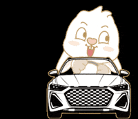 Bunny 掰 GIF by EVANS艾特兔