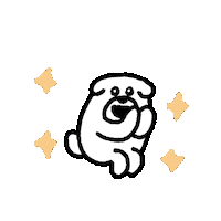 Happy Aww Sticker by takadabear