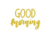 Morning Lettering Sticker