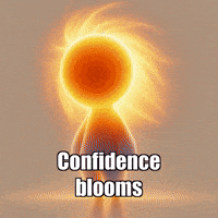 From Within Confidence GIF by Bloomscroll