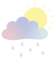 Sun Rain Sticker by Magasin du Nord