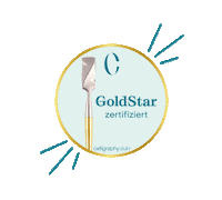 Hair Goldstar Sticker by calligraphycut
