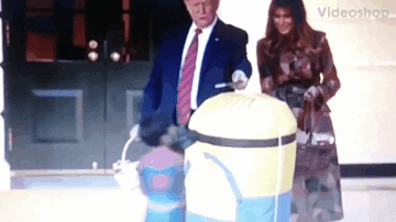 genevievelebel giphygifmaker giphygifmakermobile halloween trump GIF