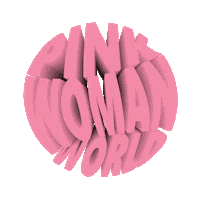 Pink World Pw Sticker by Pink Woman